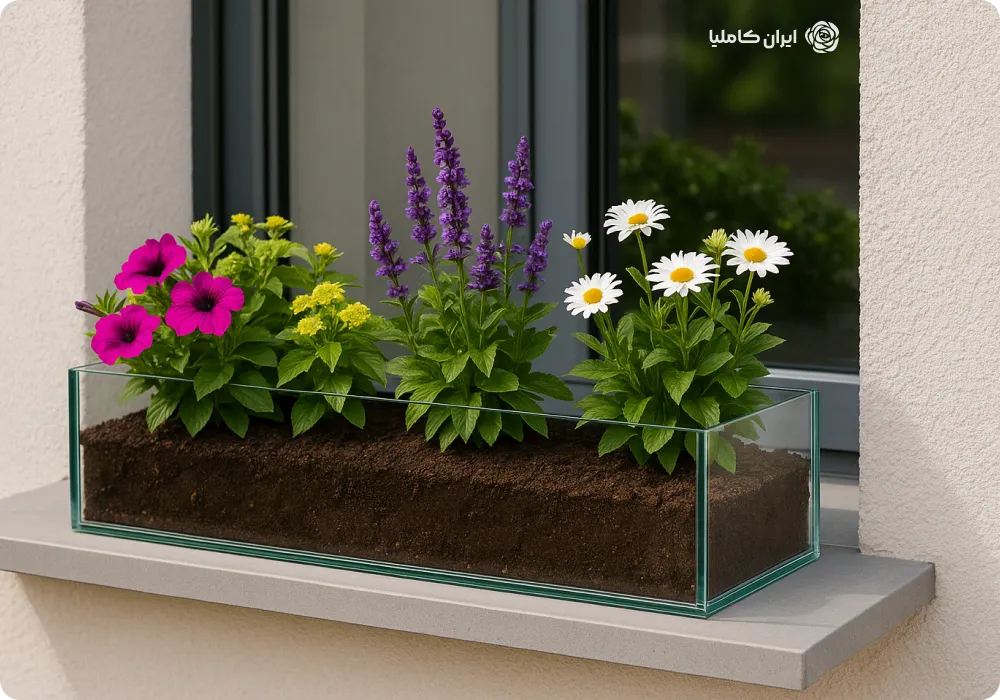  فلاورباکس های شیشه ای 